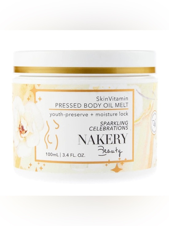 Nakery Beauty Other - Nakery Beauty SkinVitamin Pressed Body Oil Melt In Sparkling Celebrations